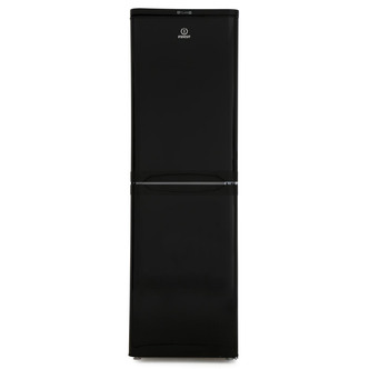 Indesit IBD5517B 55cm Fridge Freezer in Black 1.74m F Rated 150/85L