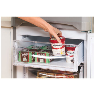 Indesit IBD5517S 55cm Fridge Freezer in Silver 1 74m F Rated 150 85L