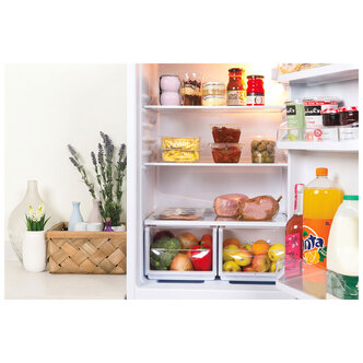 Indesit IBD5517W 55cm Fridge Freezer in White 1 74m F Rated 150 85L