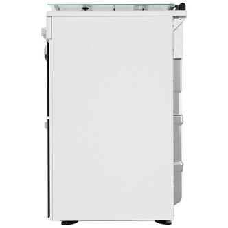Indesit ID67G0MCWUK 60cm Double Oven Gas Cooker in White Gas Hob 84 42