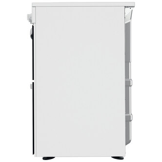 Indesit ID67V9KMWUK 60cm Double Oven Electric Cooker in White Ceramic