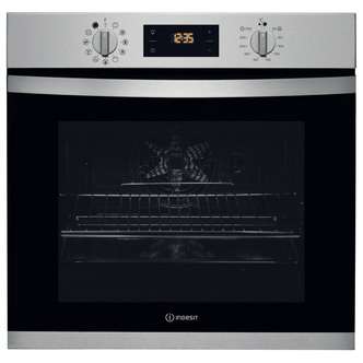 Indesit IFW3841PIX Built-In Electric Single Oven in St/Steel 71L