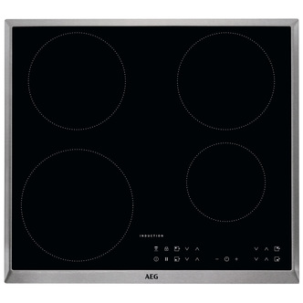 AEG IKB64301XB 58cm Built In Induction Hob in Black Glass