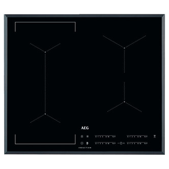 AEG IKE64441FB 60cm 4 Zone Maxisense Induction Hob in Black Hob2Hood