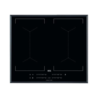 AEG IKE64450FB 60cm 4 Zone Maxisense Induction Hob in Black Glass