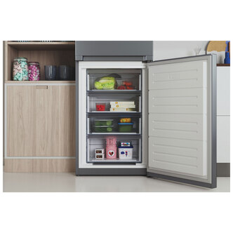 Indesit INFC850TI1SA 60cm Frost Free Fridge Freezer Silver 1 89m NP Wa