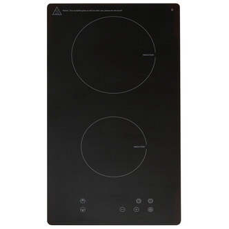 Montpellier INT31NT-13A 30cm 2 Zone Induction Domino Hob in Black Plug & Play