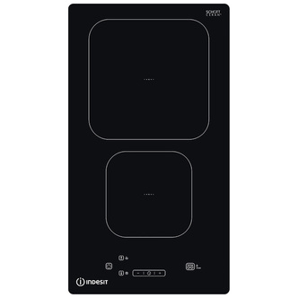 Indesit IS19Q30NE 30cm Domino Touch Control Induction Hob in Black Glass