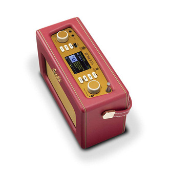 Roberts ISTREAMLBR Revival Smart DAB FM Radio with Alexa in Berry Red