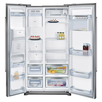 Neff KA3902I20G American Style No Frost Fridge Freezer in St/Steel