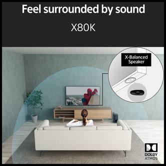 Sony KD43X80KPU 43 4K HDR UHD Smart LED TV Dolby Vision Dolby Atmos