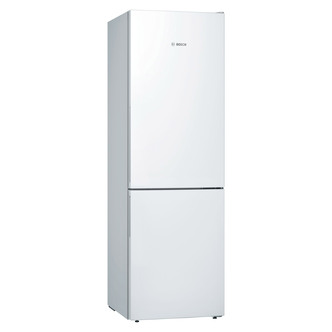 Bosch KGE36VW4A Serie 4 LoFrost Fridge Freezer in White 1.86m 60cm A+++