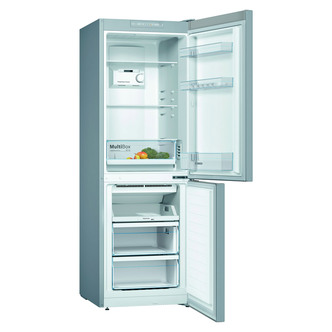 Bosch KGN33NLEAG Serie 2 60cm Frost Free Fridge Freezer St Steel 1 76m