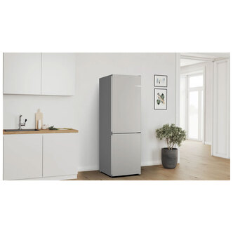 Bosch KGN362IDFG Serie 4 60cm No Frost Fridge Freezer St St 1 86m D