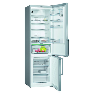 Bosch KGN39HIEP Serie 6 60cm NoFrost Fridge Freezer St Steel 2 04m E