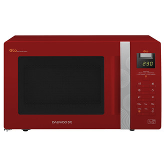 Daewoo KOR6A0RR Microwave Oven in Red 20L 800W Touch Controls