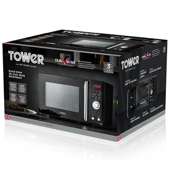 Tower KOR9GQRT Touch Microwave Oven in Black 26L 900W