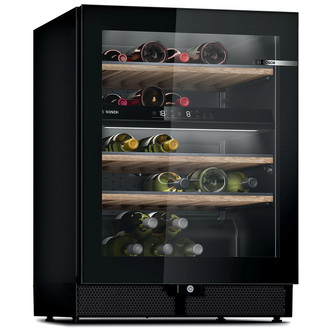 Bosch KWK16ABGAG Series 6 60cm Wide Wine Cooler in Black 44 Bottles