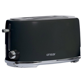 Linsar KY832BLACK 4 Slice Toaster in Black