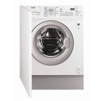 AEG L61271WDBI 60cm Integrated Washer Dryer White 1200rpm 7kg C