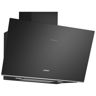 Siemens LC91KLT60B iQ700 80cm Angled Black Glass Canopy Cooker Hood