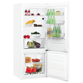 Indesit LI6S1EWUK 60cm Fridge Freezer in White 1 58m F Rated 197 75L