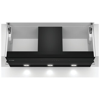 Siemens LJ97BAM60B iQ500 90cm Integrated Design Cooker Hood in Black Body