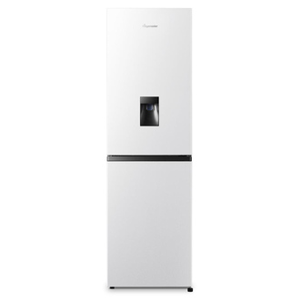 Fridgemaster MC55240DE 175cm High 50/50 Fridge Freezer in White with Water Non