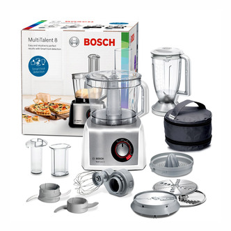 Bosch MC812S734G Food Processor in White St Steel 1200W 3 9L Bowl