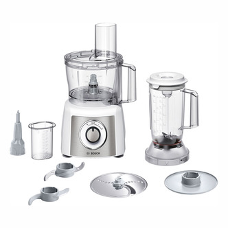 Bosch MCM3500MGB Compact Food Processor in White 800W