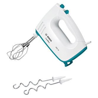 Bosch MFQ3630DGB Hand Mixer in White & Turquoise 400W