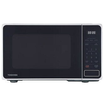 Toshiba MM2-EM20PF Microwave Oven in Grey 20L 800W Mirror Finish