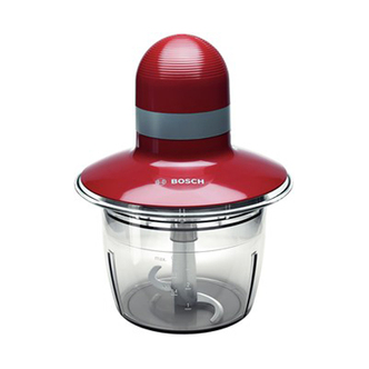 Bosch MMR08R1GB Mini Chopper in Red 400W 0.8mL Capacity