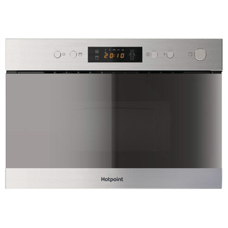 Hotpoint MN314IXH Built In Microwave Oven with Grill in St Steel 750W