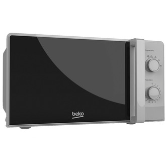 Beko MOC20100SFB Microwave Oven in Silver 20L 700W Manual Control