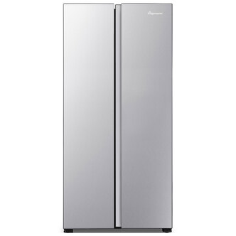 Fridgemaster MS83430ES American Fridge Freezer in Silver Frost Free