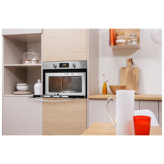 Indesit MWI3443IX Built In Microwave Oven with Grill in St Steel 900W