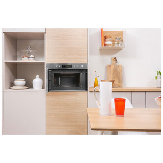 Indesit MWI5213IX Built In Microwave Oven with Grill in St Steel 750W