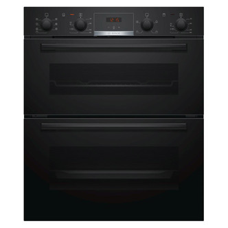 Bosch NBS533BB0B Serie 4 Built Under Electric Double Oven in Black