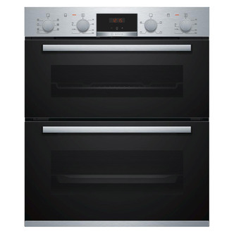 Bosch NBS533BS0B Serie 4 Built Under Electric Double Oven in St Steel