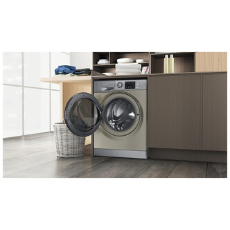 Hotpoint NDB9635GKUK Washer Dryer in Graphite 1400rpm 9kg 6kg D Rated