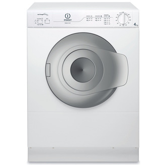 Indesit NIS41V 4kg Compact Vented  Dryer in White C Rated
