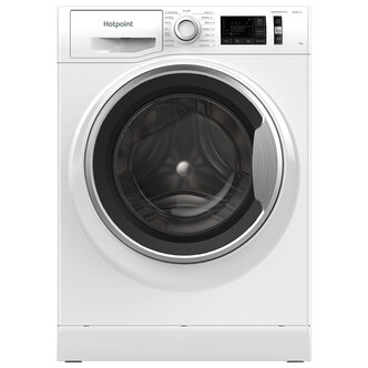 Hotpoint NM11948W 9kg 1400 Spin Washing Machine in White A Rated ActiveCa