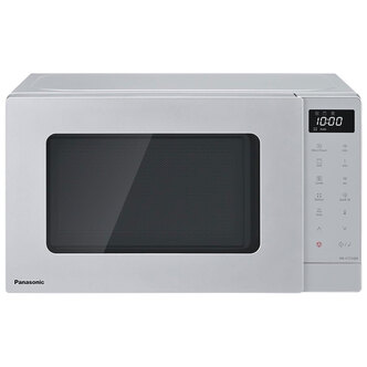 Panasonic NN-GT23QMBPQ Microwave Oven with Grill in Silver 20L 800W 12 Auto Co