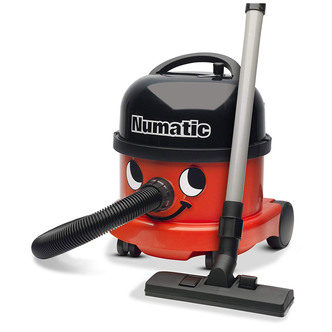 Numatic NRV240-11 Commercial Bagged Cylinder Vacuum Cleaner in Red