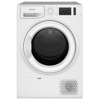 Hotpoint NTM1182 8kg Heat Pump Condenser Dryer in White A++ Rated
