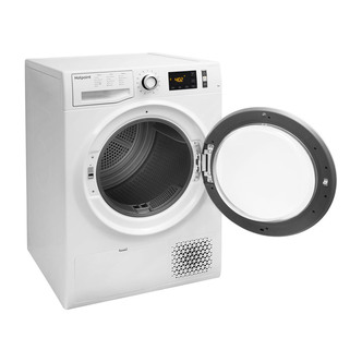 Hotpoint NTM1182XB 8kg Heat Pump Condenser Dryer in White A Rated