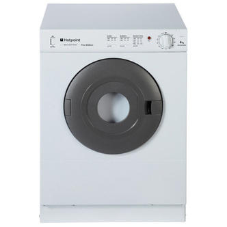 Hotpoint NV4D01P 4kg Compact Vented Dryer in White C Rated