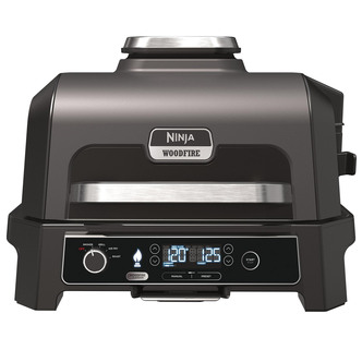 Ninja OG850UK Woodfire Pro XL Electric BBQ Grill & Smoker Black/Grey