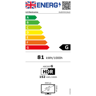 LG OLED55C26LD 55 4K HDR UHD Smart OLED TV Dolby Vision Dolby Atmos